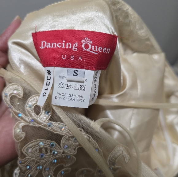 Chic Beige Embellished Gown - Picture 11 of 11